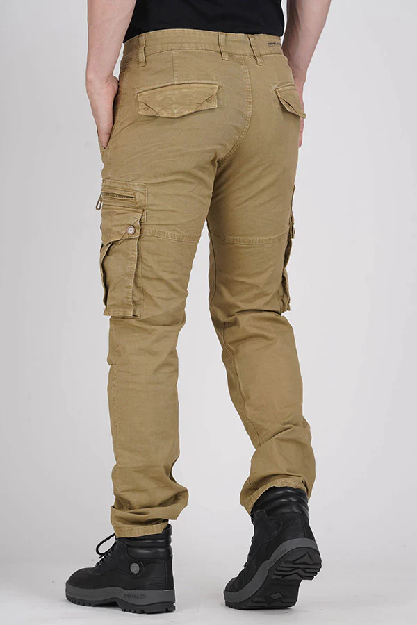 Light Khaki Regular Fit Cargo Pant - Image 4