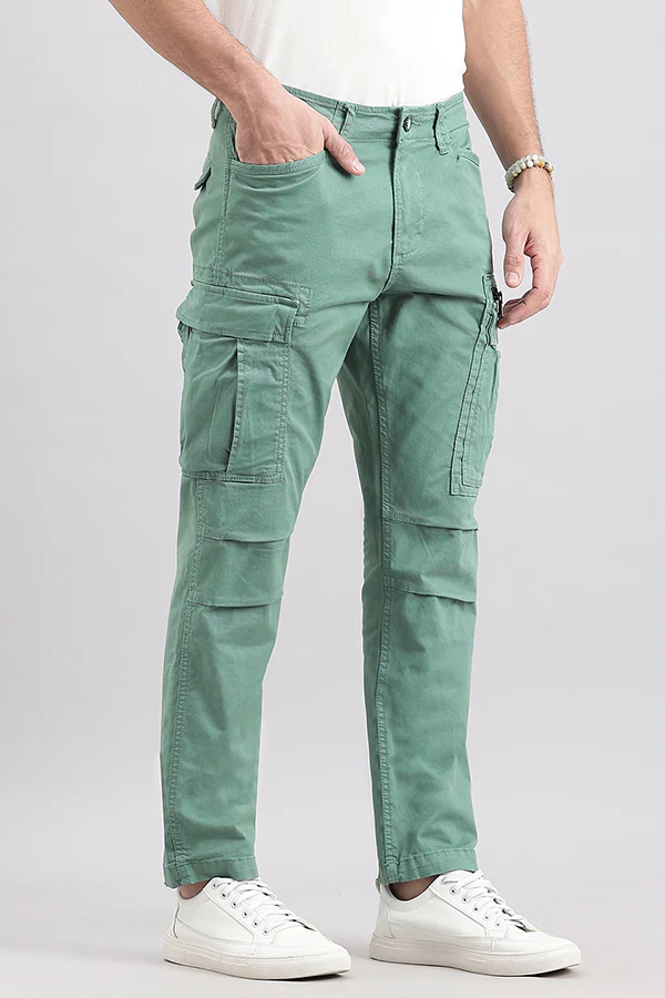 Aqua Regular Fit Cargo Pant - Image 3