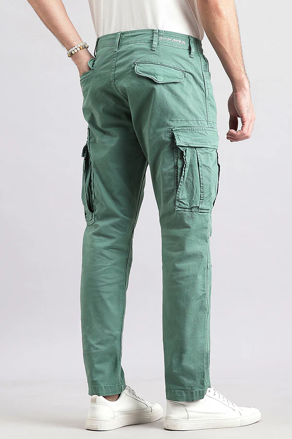 Aqua Regular Fit Cargo Pant - Image 4