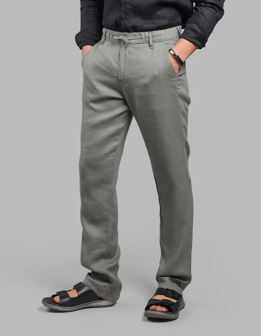 Army 100% Linen Chino Pant - Image 3