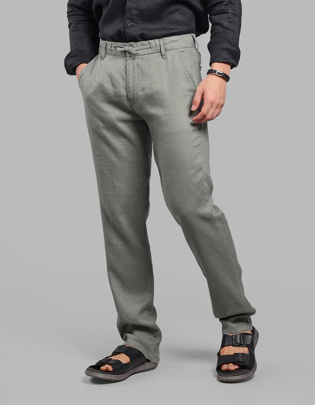 Army 100% Linen Chino Pant - Image 4