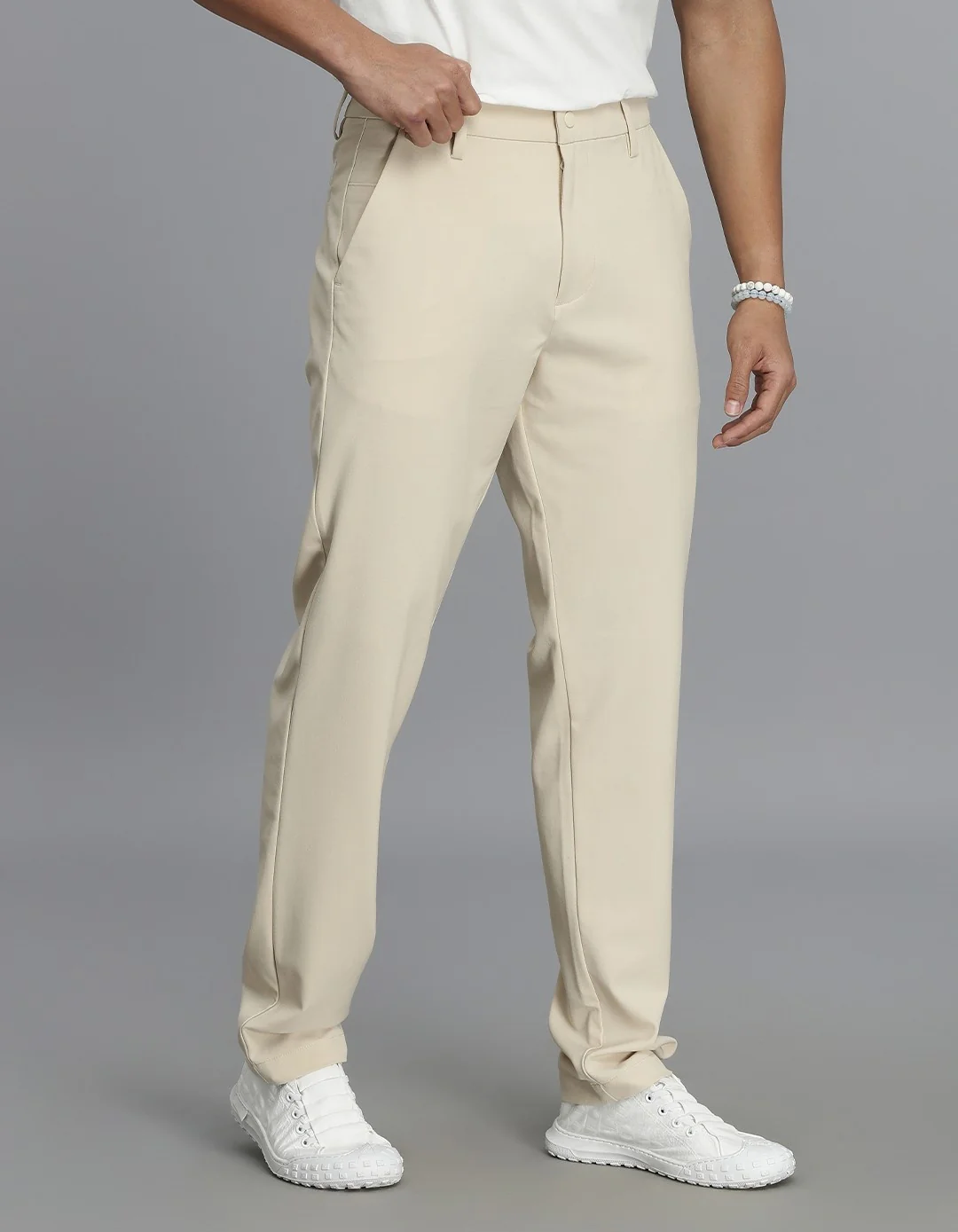 Beige Chinos Trouser - Image 4