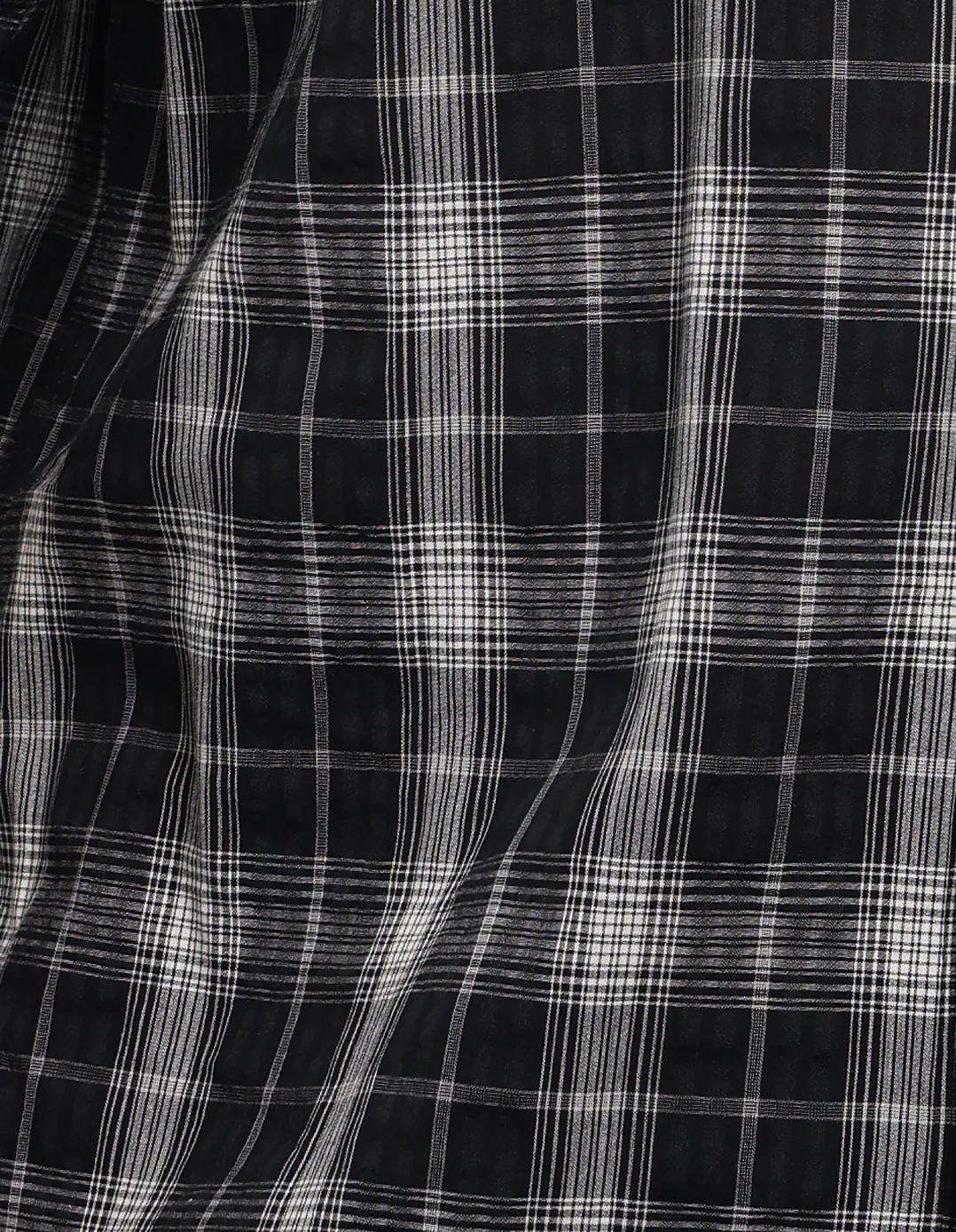 Black Full Sleeve Check Shirt - Image 7