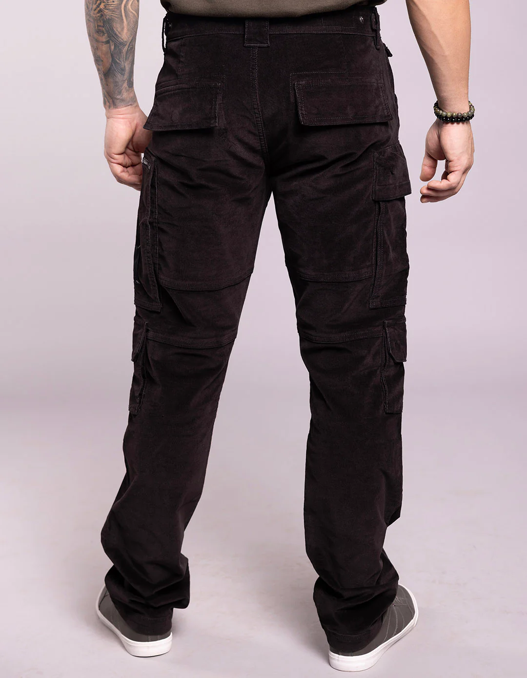 Black Regular Fit Cargo Pant - Image 6