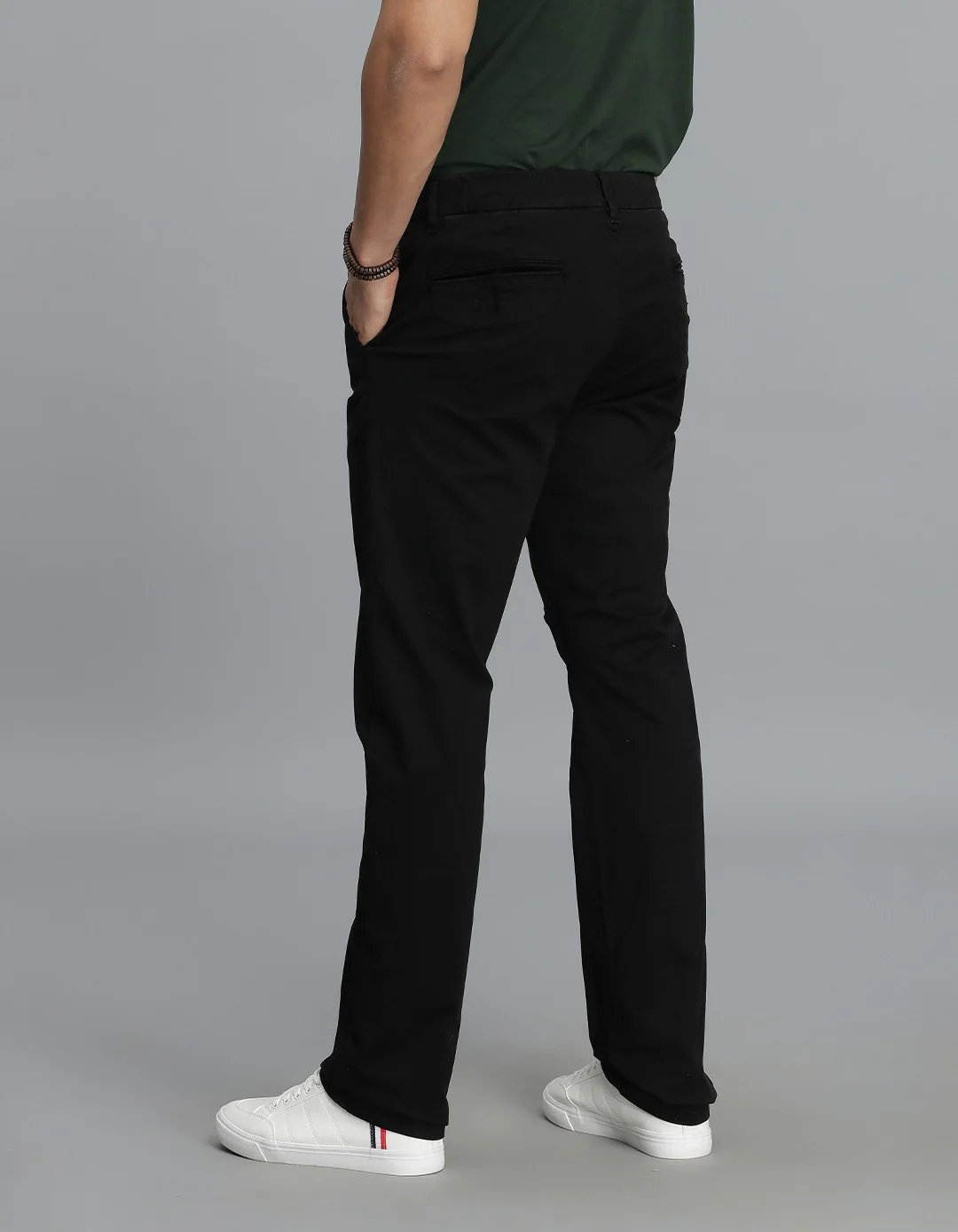 Black Regular Fit Cargo Pant - Image 5
