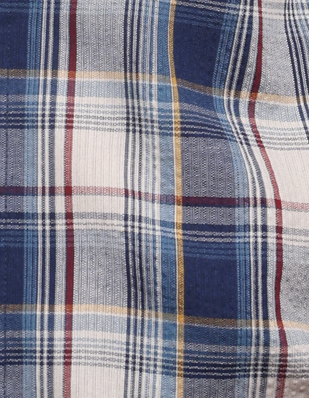 Blue Full Sleeve Check Shirt - Image 5