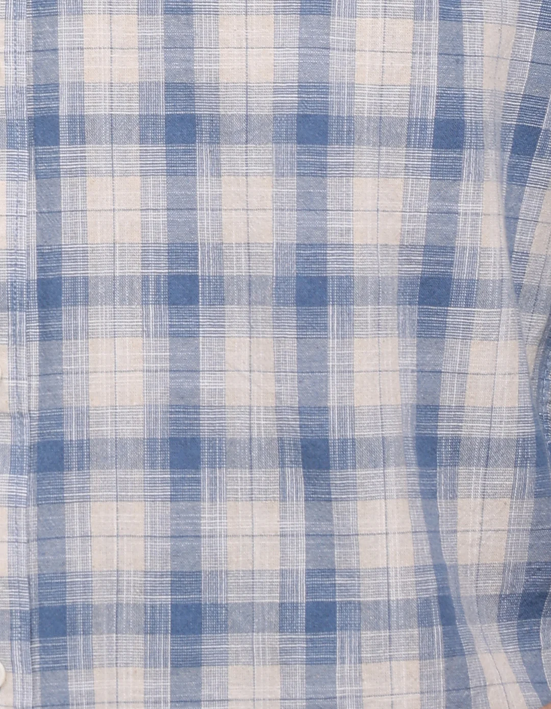 Blue Full Sleeve Check Shirt - Image 7