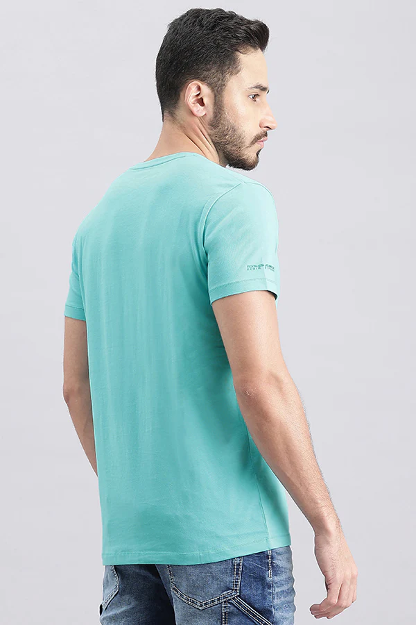 Capri Half Sleeve V Neck Tee - Image 4