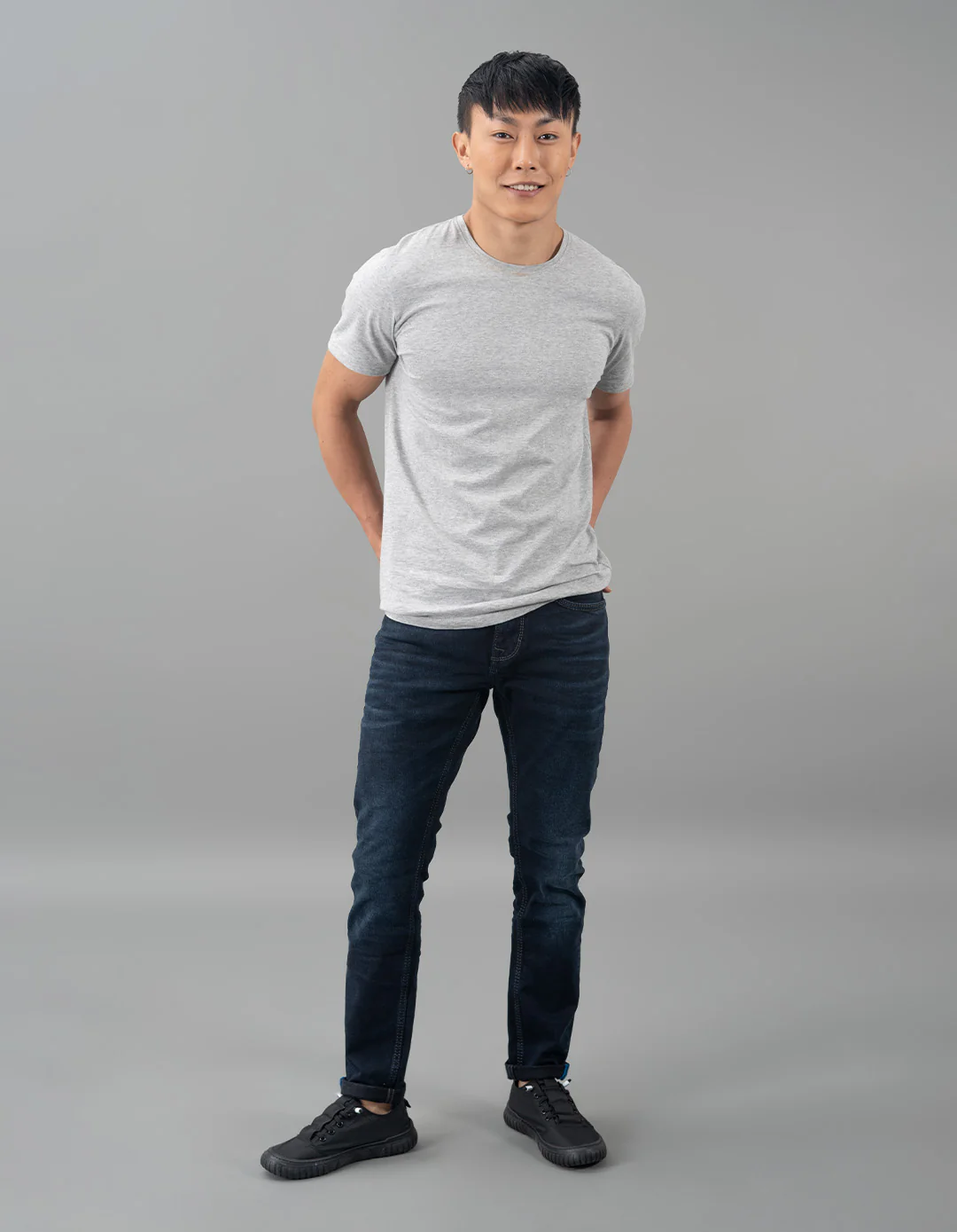 Dark Blue Low-Rise Ankle Length Jeans - Image 2