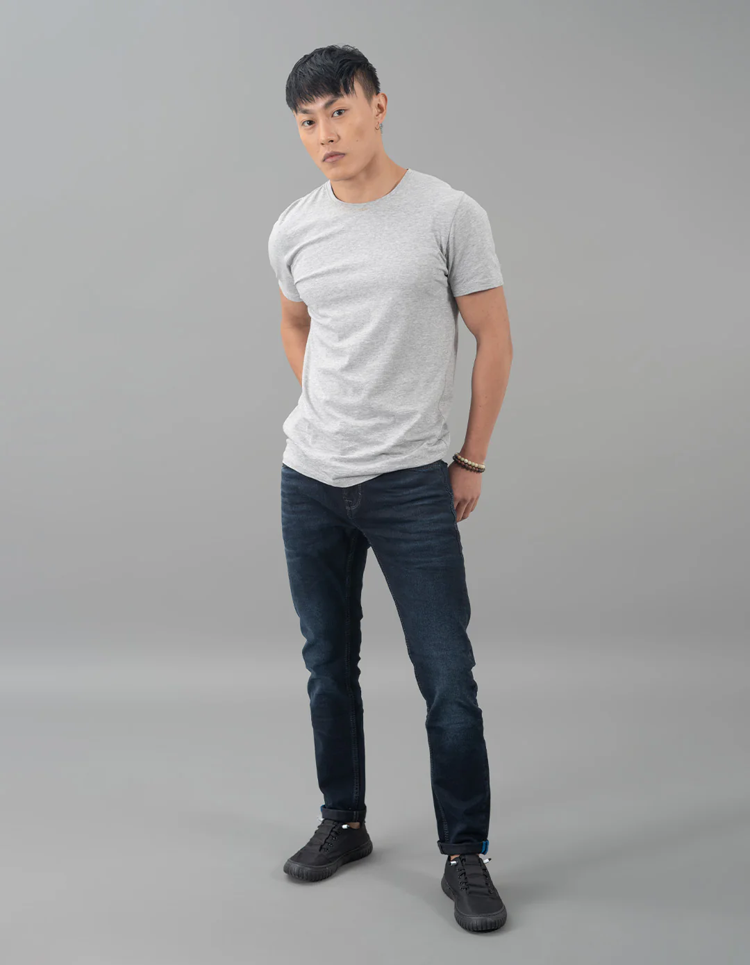 Dark Blue Low-Rise Ankle Length Jeans - Image 6