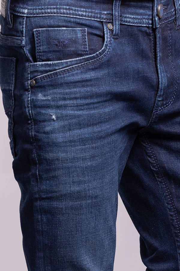 Dark Blue Low-Rise Ankle Length Jeans - Image 6