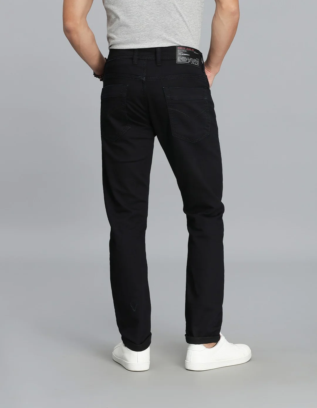 Dark Blue Low-Rise Ankle Length Jeans - Image 5