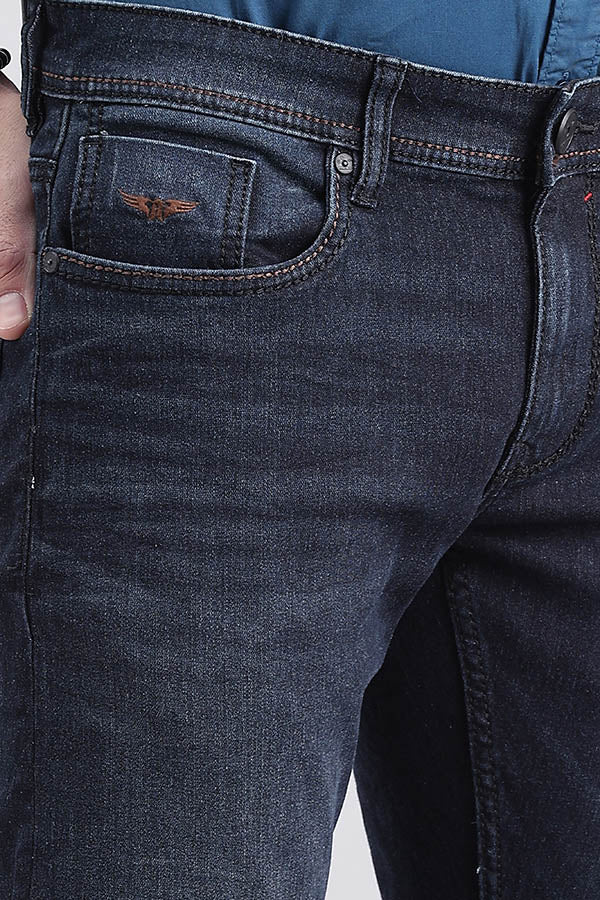 Dark Blue Low-Rise Ankle Length Jeans - Image 6