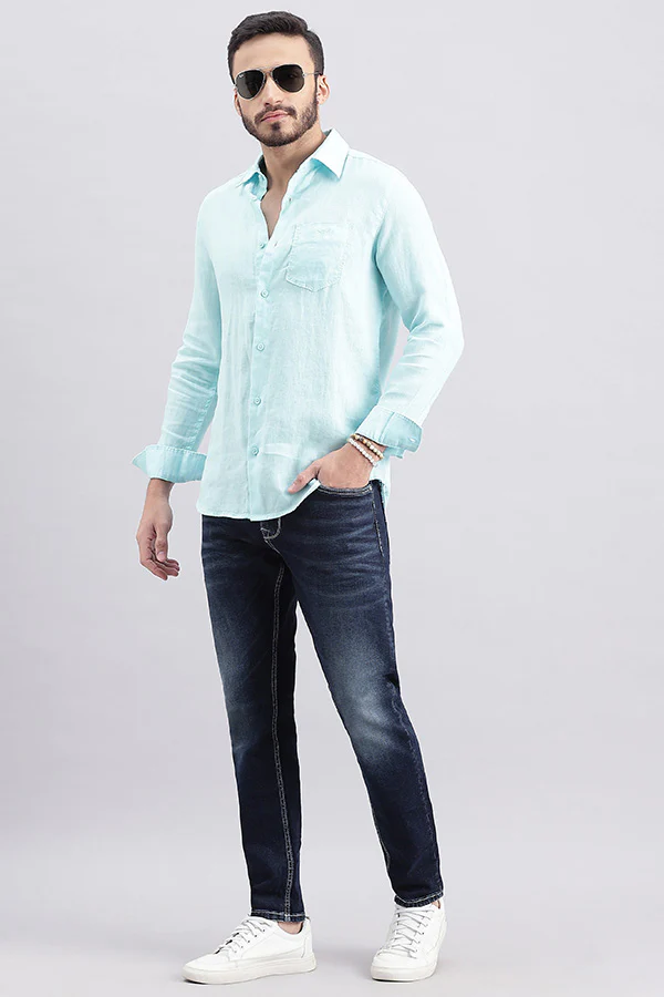 Dark Blue Low-Rise Ankle Length Jeans - Image 2