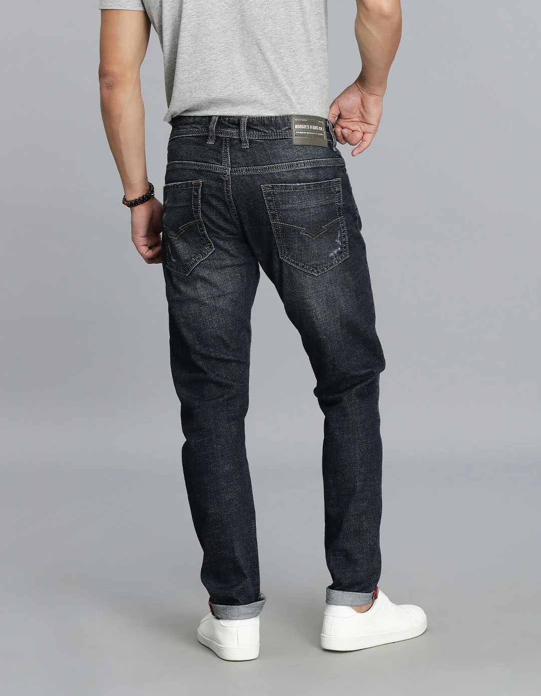 Dark Blue Low-Rise Ankle Length jeans - Image 5