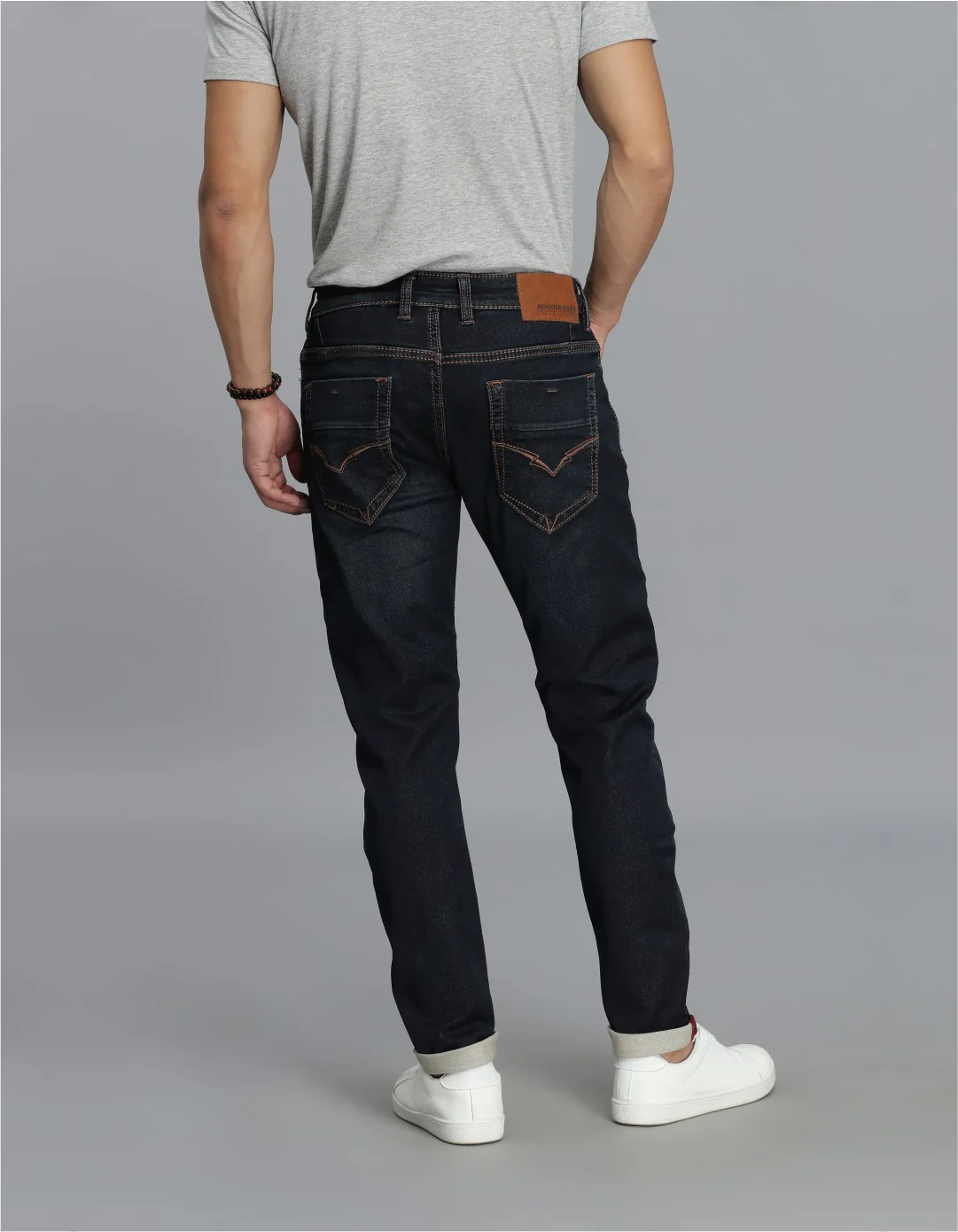 Dark Blue Low-Rise Ankle Length jeans - Image 5