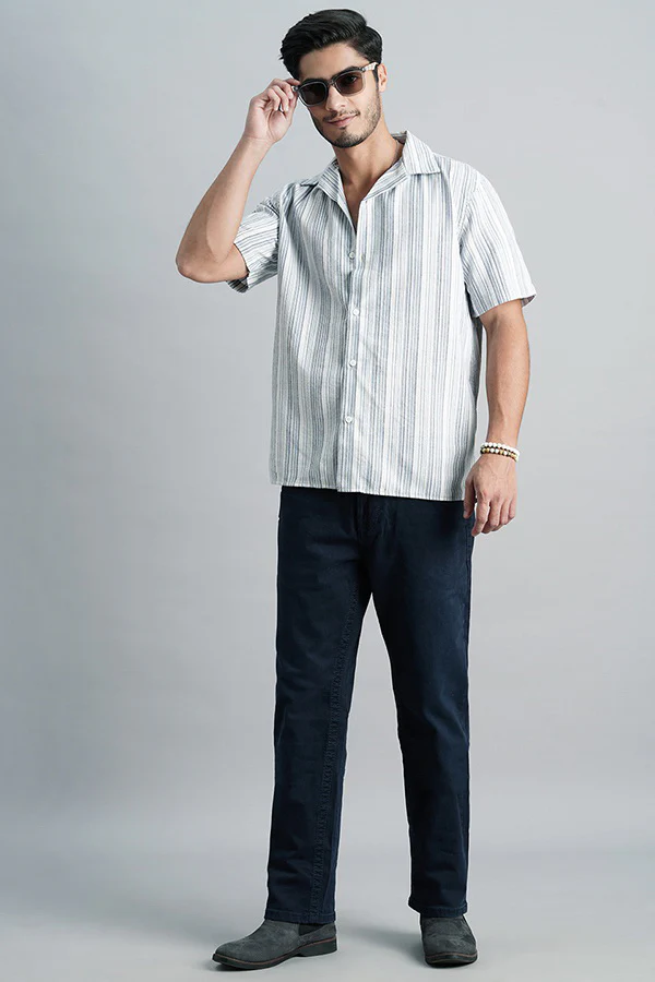 Dark Blue Midrise, Comfort And Straight Fit Jeans - Image 2