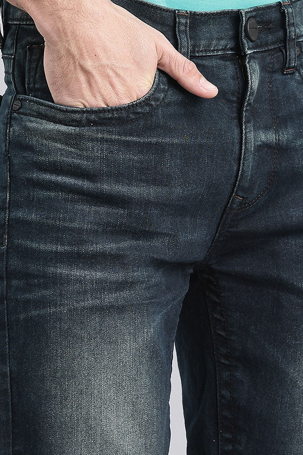 Dark Blue Denim Short - Image 6