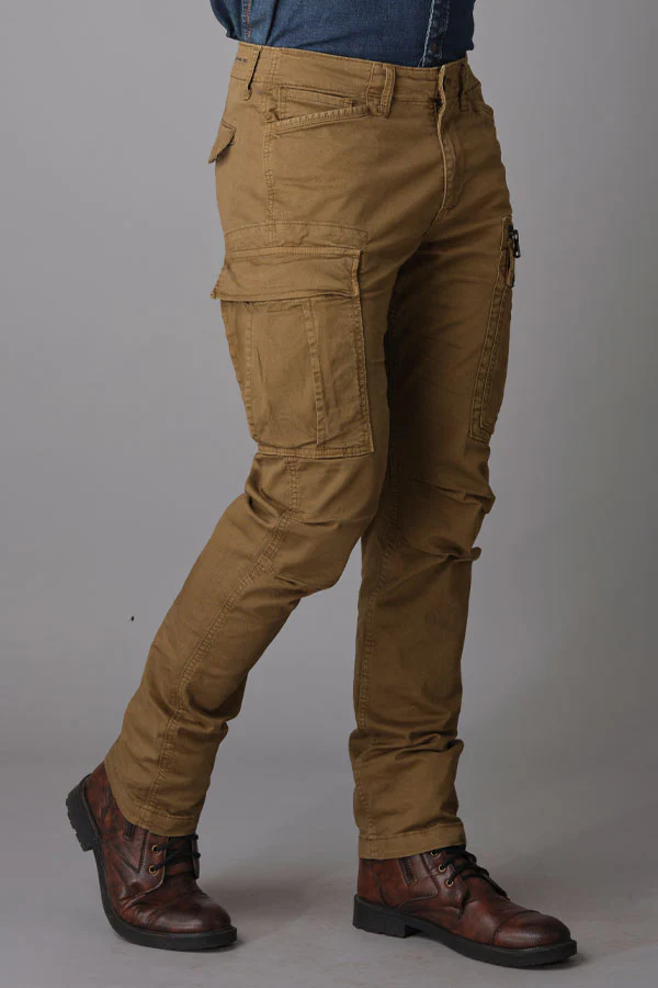 Dark Khaki Regular Fit Cargo Pant - Image 4