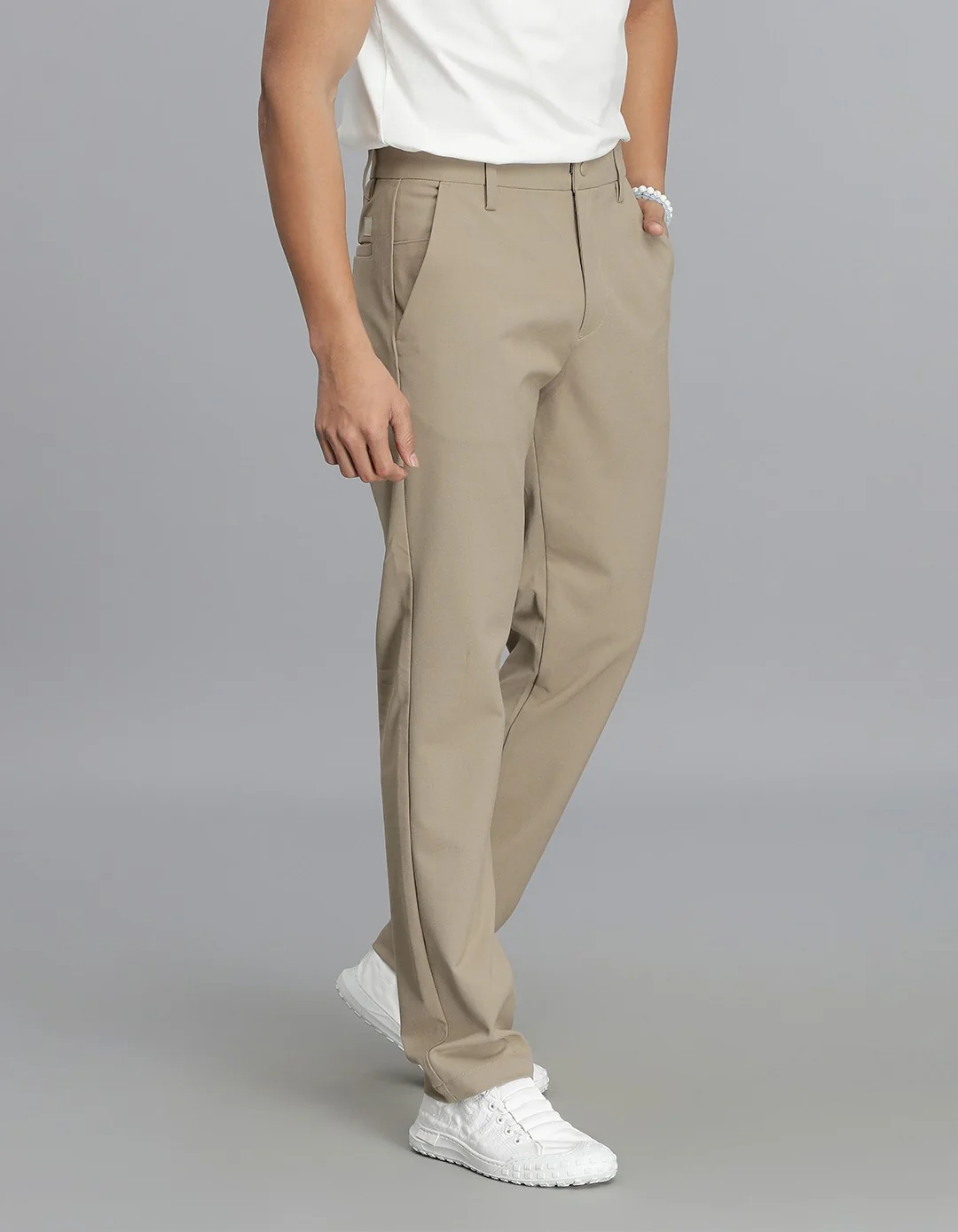 Dark Khaki Chinos Trouser - Image 4