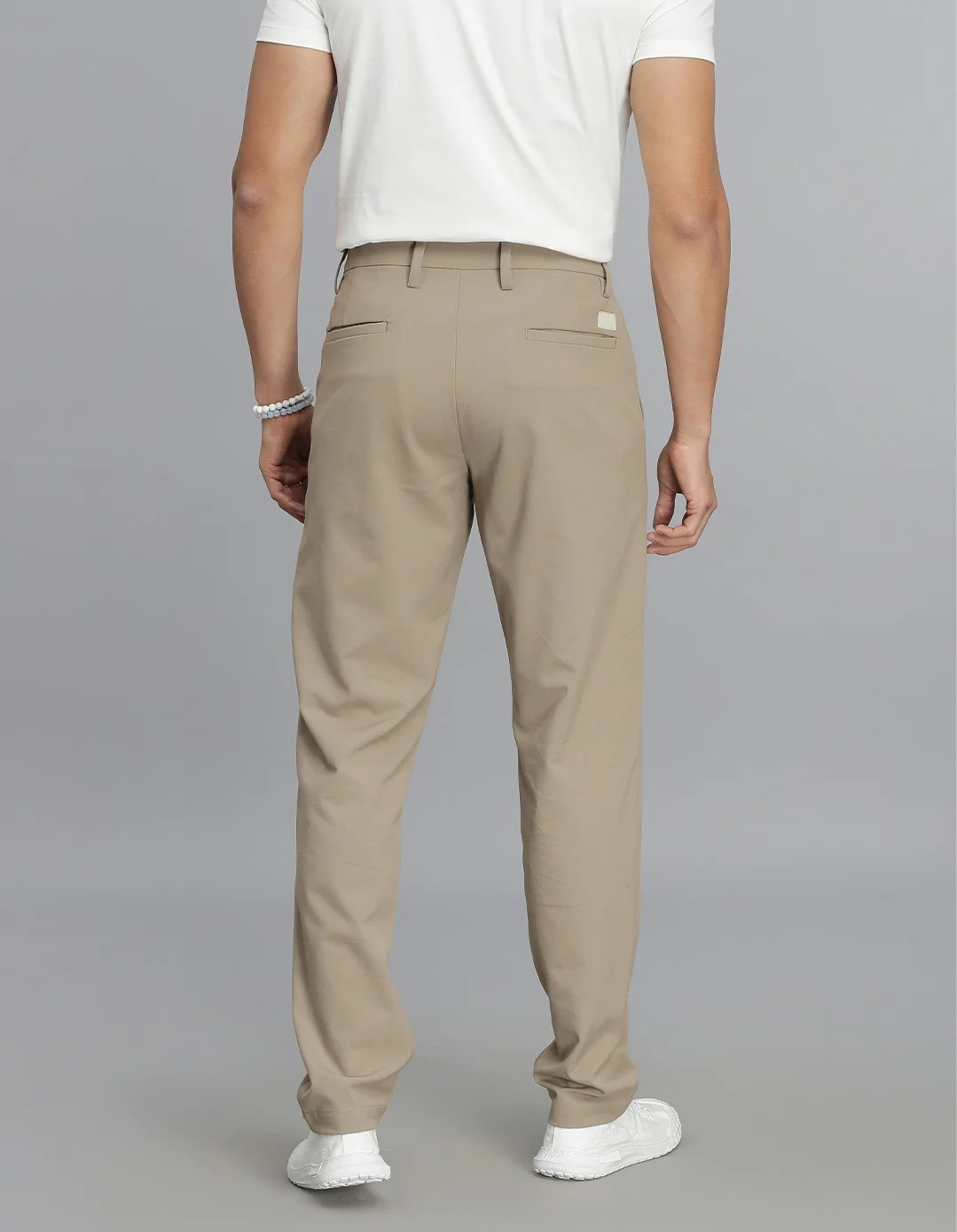 Dark Khaki Chinos Trouser - Image 5