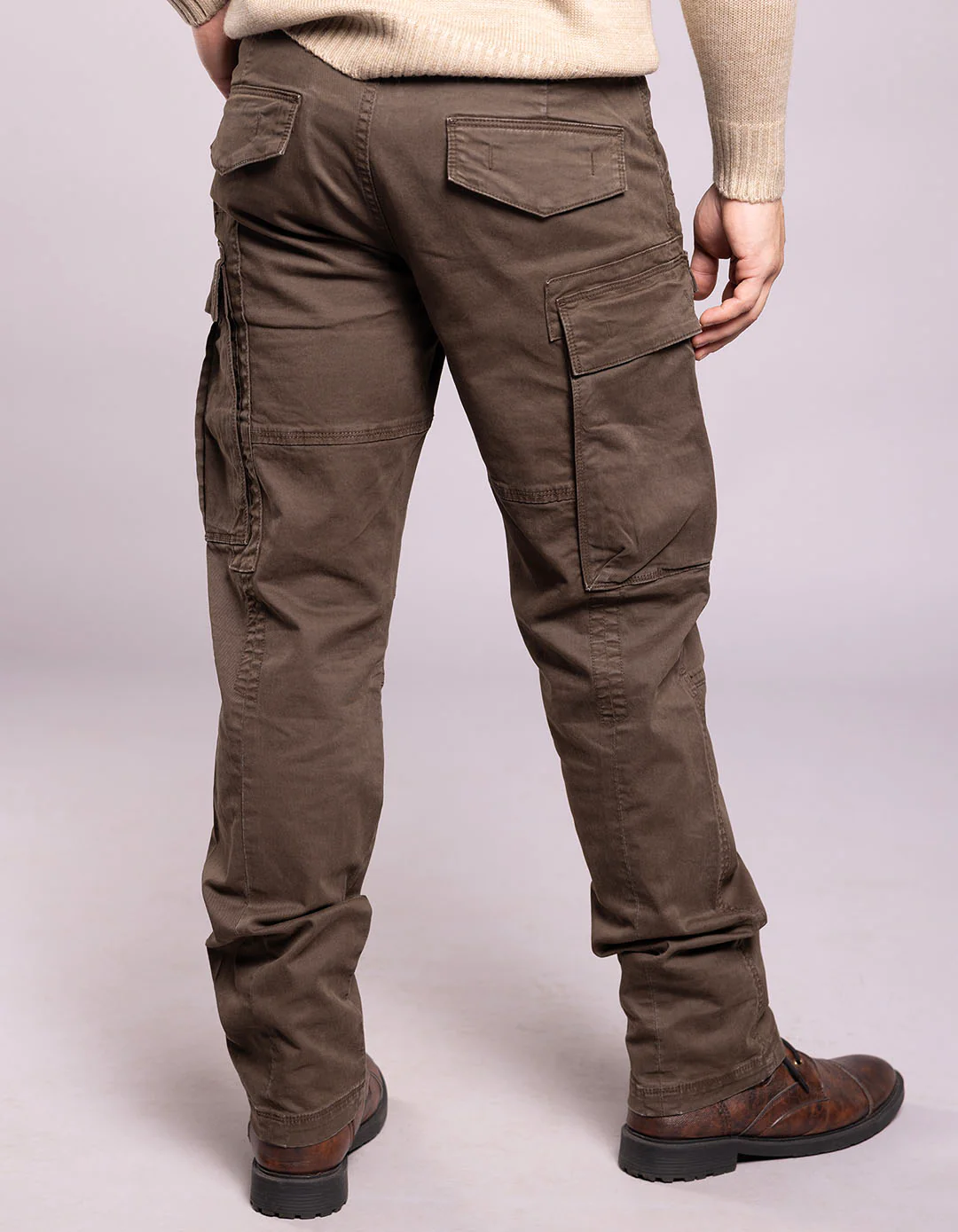Dark Olive Regular Fit Cargo Pant - Image 6