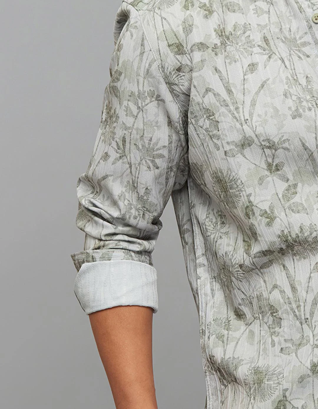 Green Full Sleeves Printed Shirt - Image 5