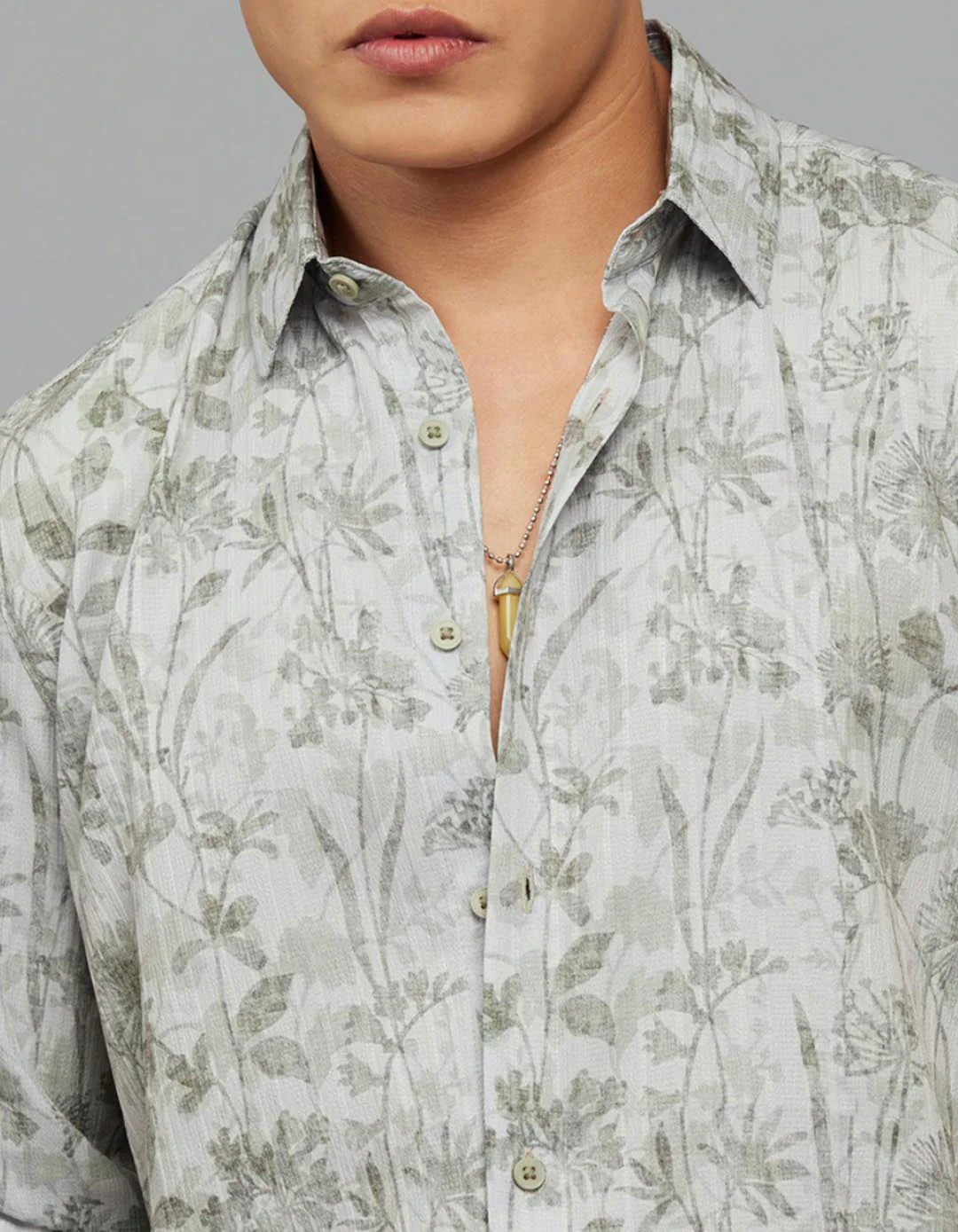 Green Full Sleeves Printed Shirt - Image 7