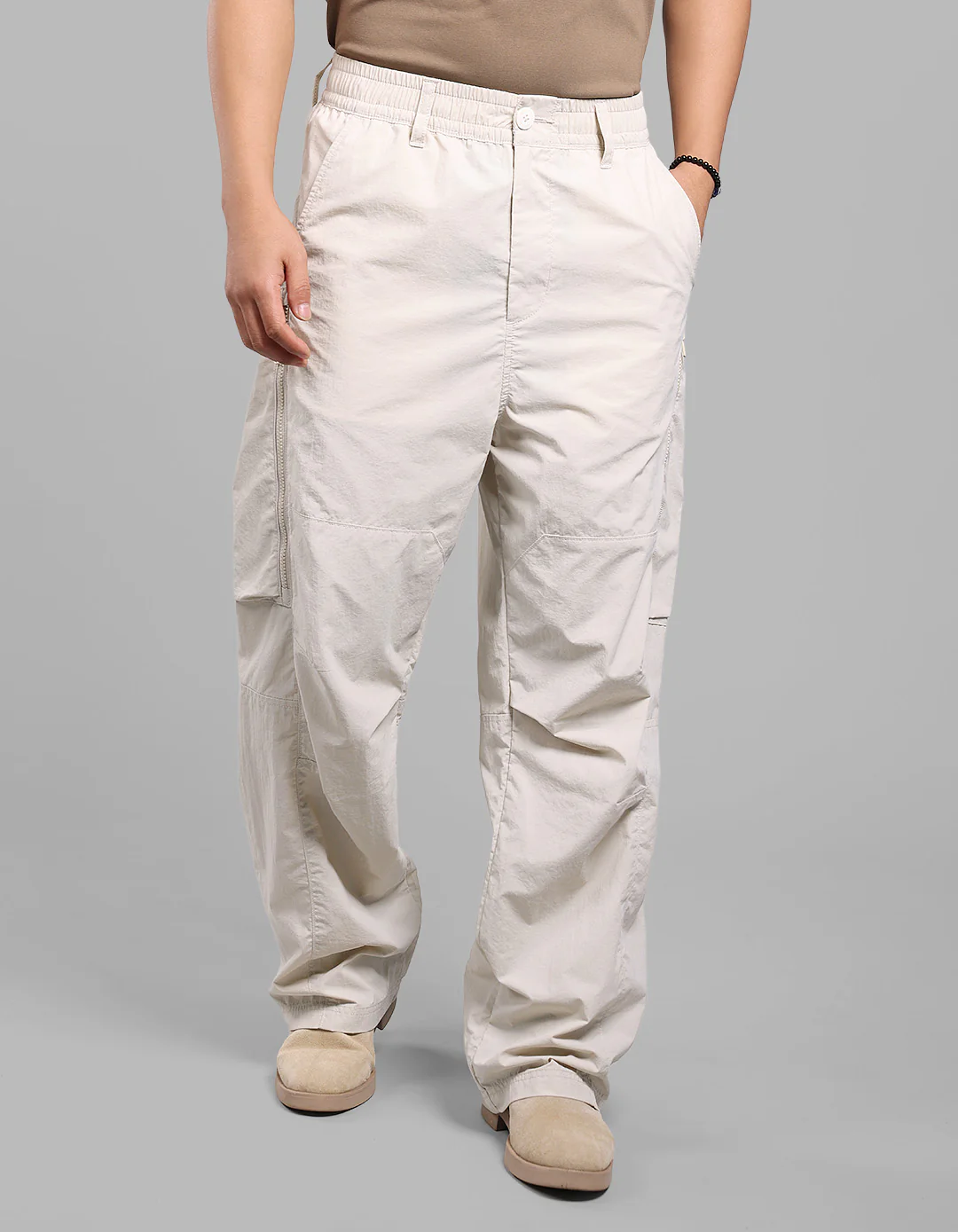 Ivory Loose Fit Utility Pant