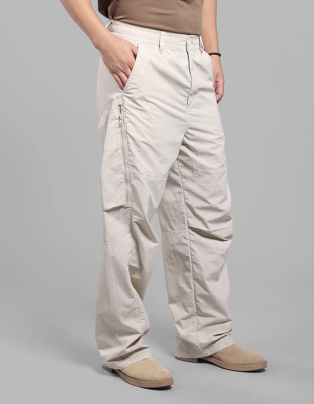 Ivory Loose Fit Utility Pant - Image 5