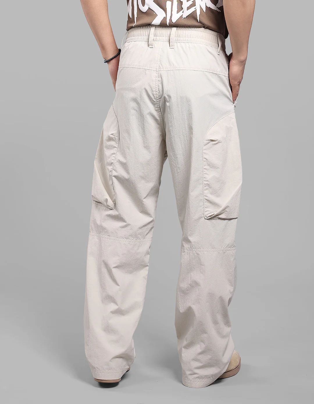 Ivory Loose Fit Utility Pant - Image 6
