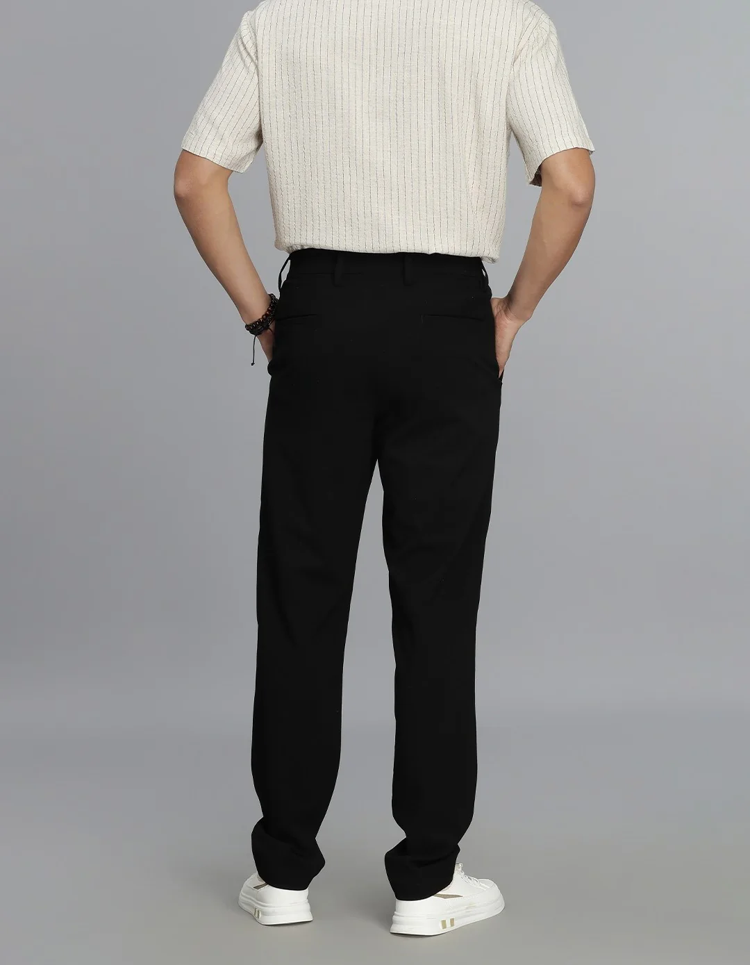 Jet Black Chinos Trouser - Image 5