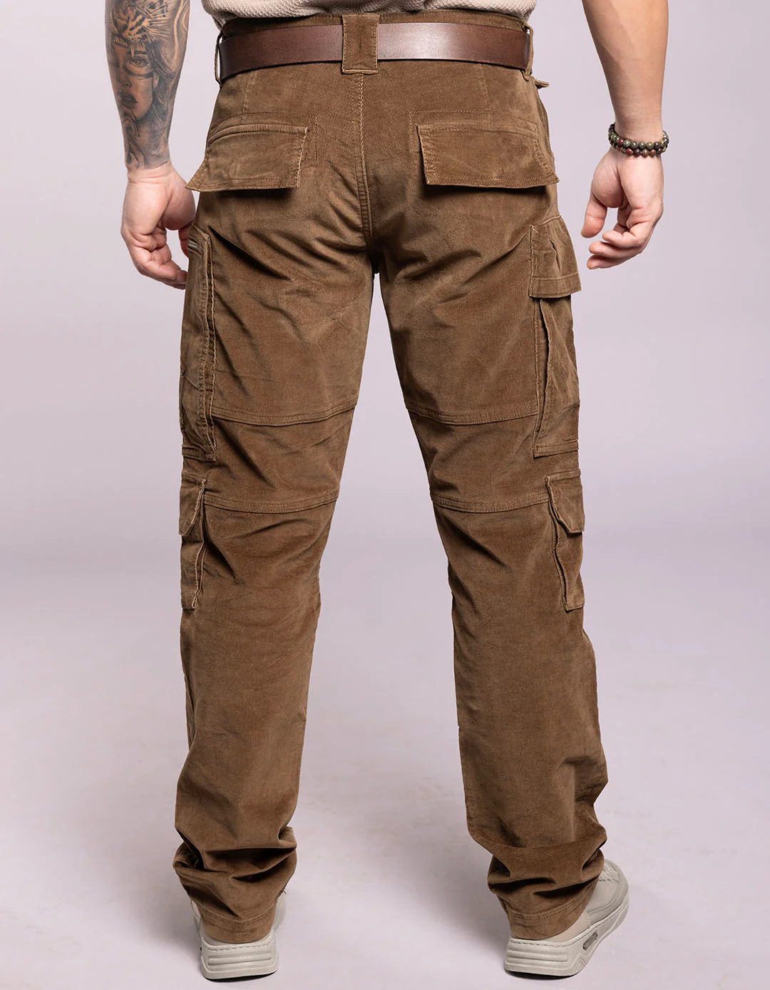 Khaki Regular Fit Cargo Pant - Image 6