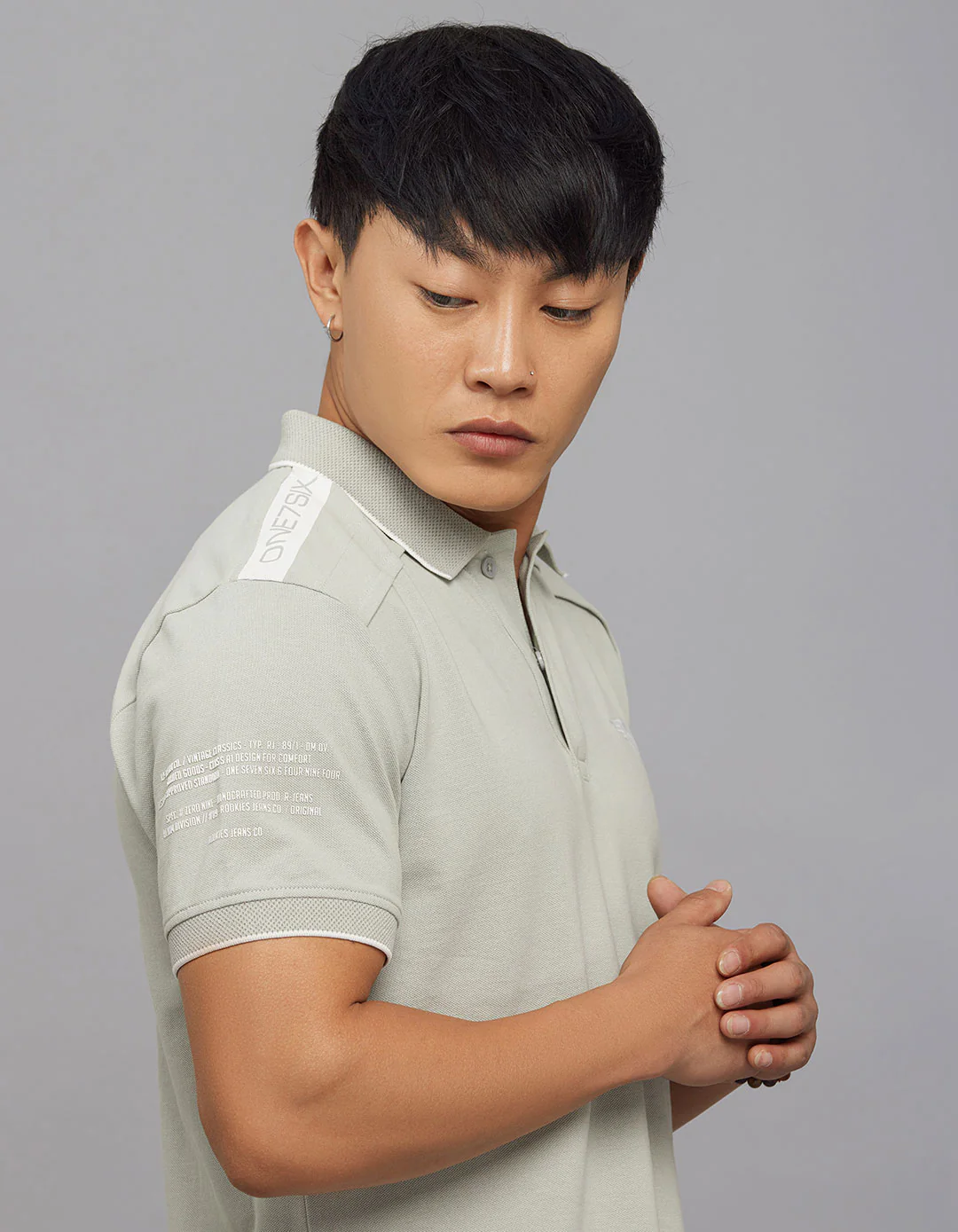Light Pista Half Sleeves Pique Polo Tee - Image 6