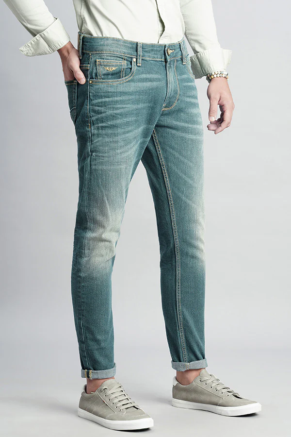 Light Green Low-Rise Ankle Length Jeans - Image 3