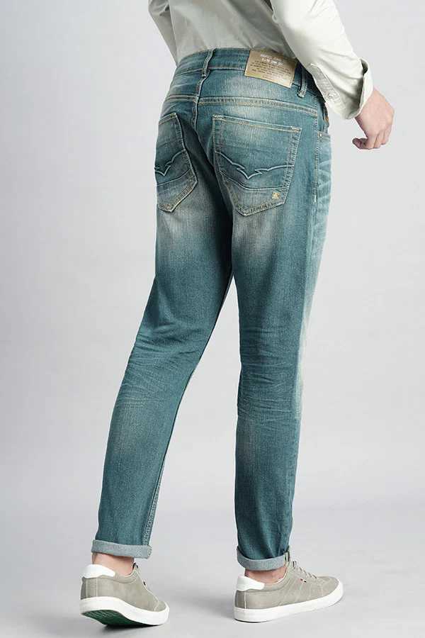 Light Green Low-Rise Ankle Length Jeans - Image 4