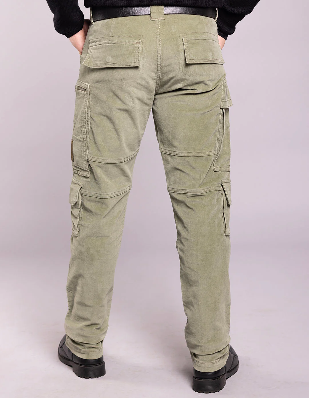 Light Green Regular Fit Cargo Pant - Image 6