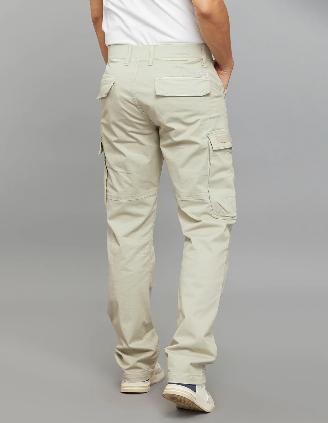 Light Stone Comfort Straight Fit Stretch Cargo Pants - Image 6