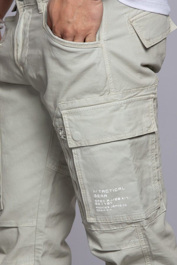 Light Stone Regular Fit Cargo Pant - Image 3