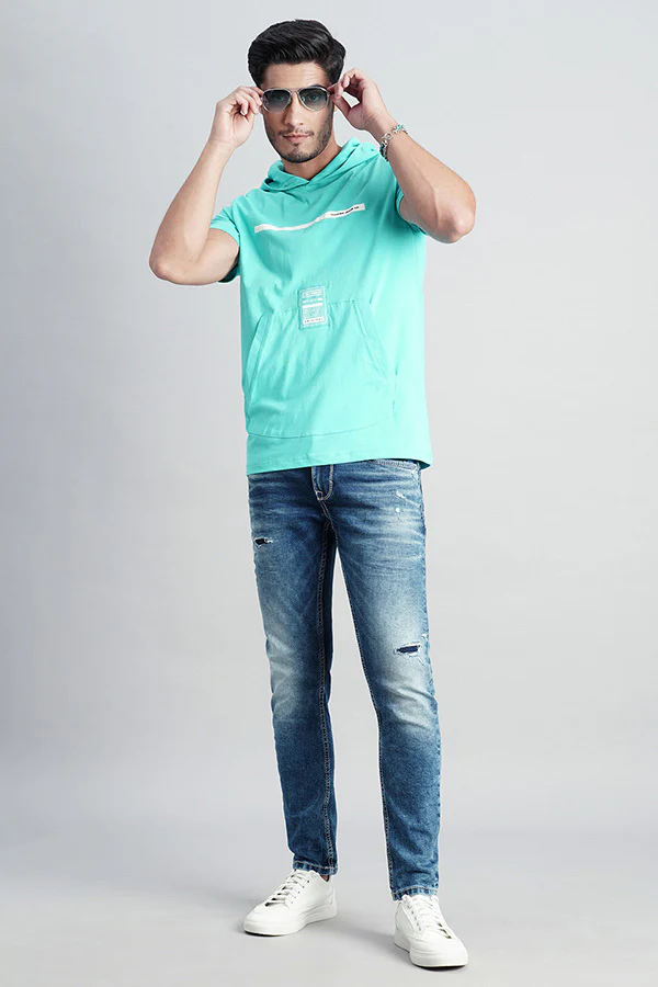 Med Blue Low-Rise Ankle Length Jeans - Image 2