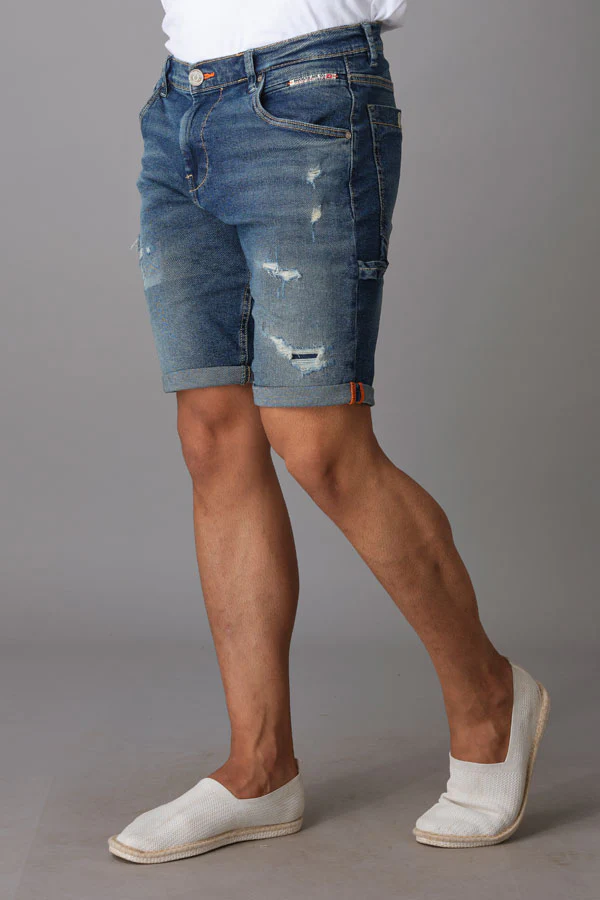 Med Blue Denim Short - Image 3