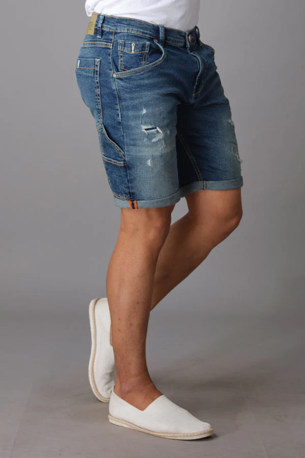 Med Blue Denim Short - Image 4
