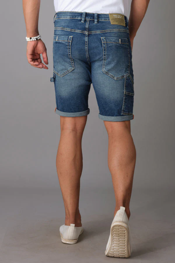 Med Blue Denim Short - Image 5