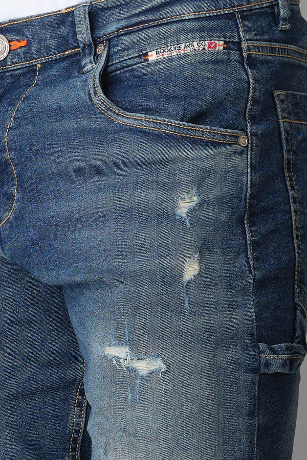Med Blue Denim Short - Image 6