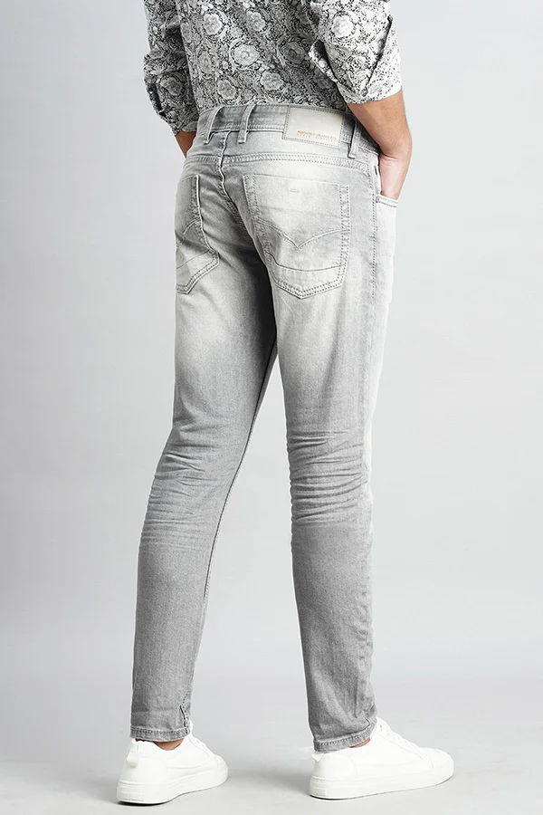 Med Grey Low-Rise Ankle Length Jeans - Image 4