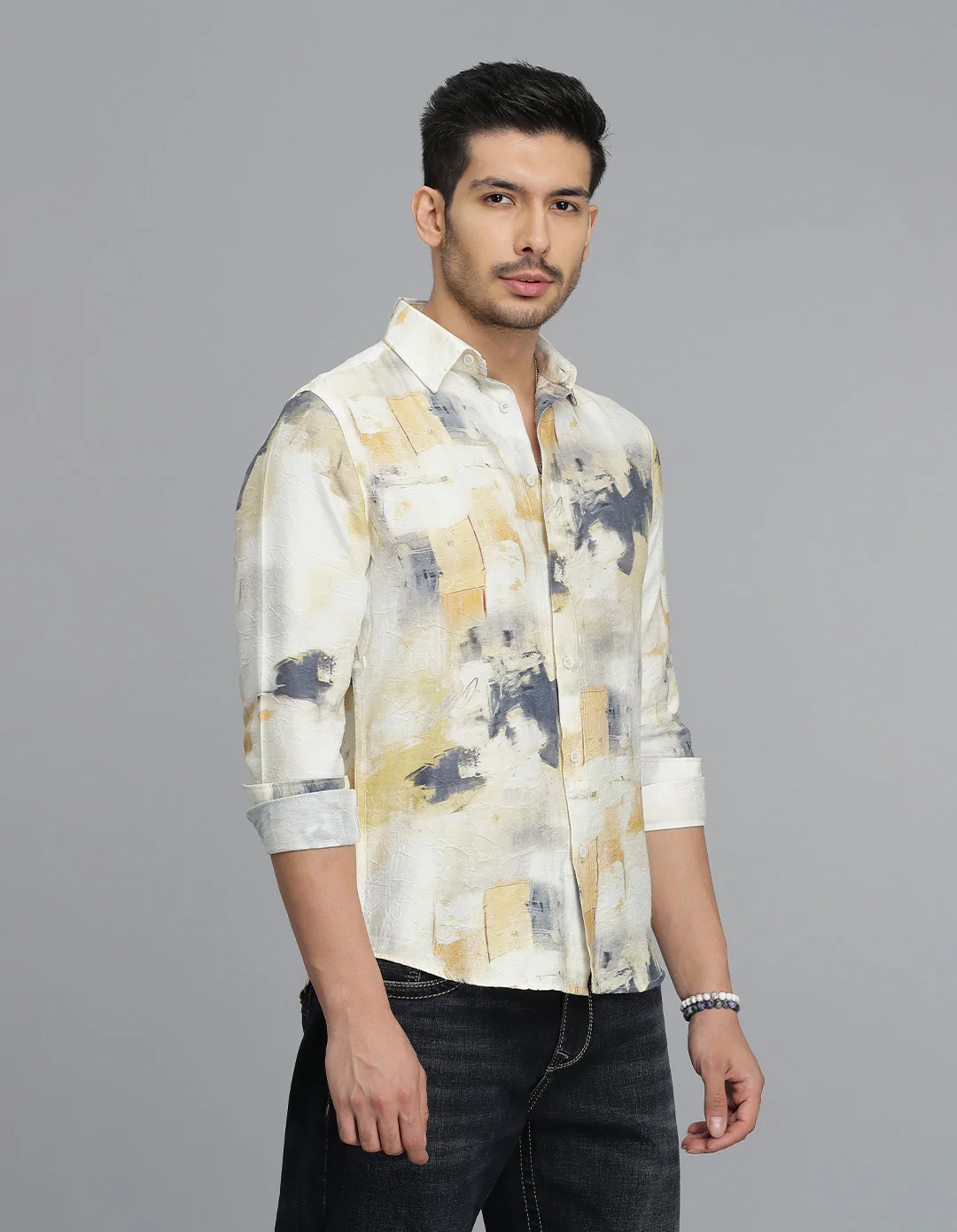Multi Color Full Sleeves Printed Shirt - Image 4