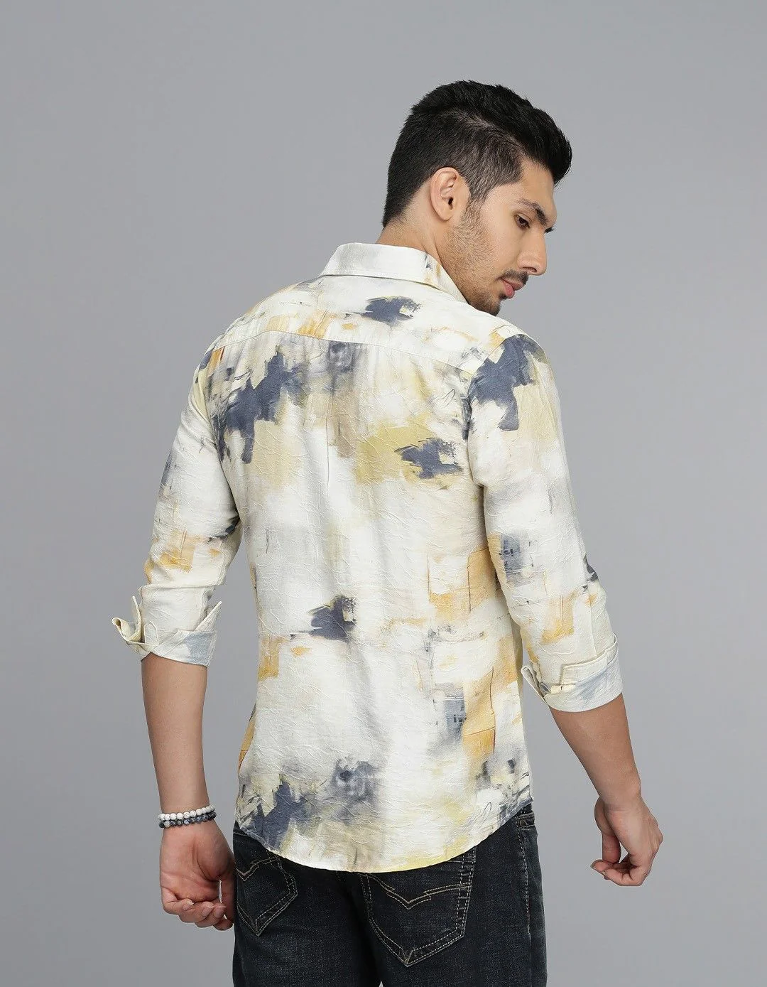 Multi Color Full Sleeves Printed Shirt - Image 5