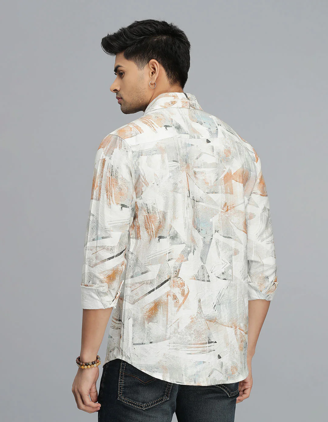 Multi Color Full Sleeves Printed Shirt - Image 5