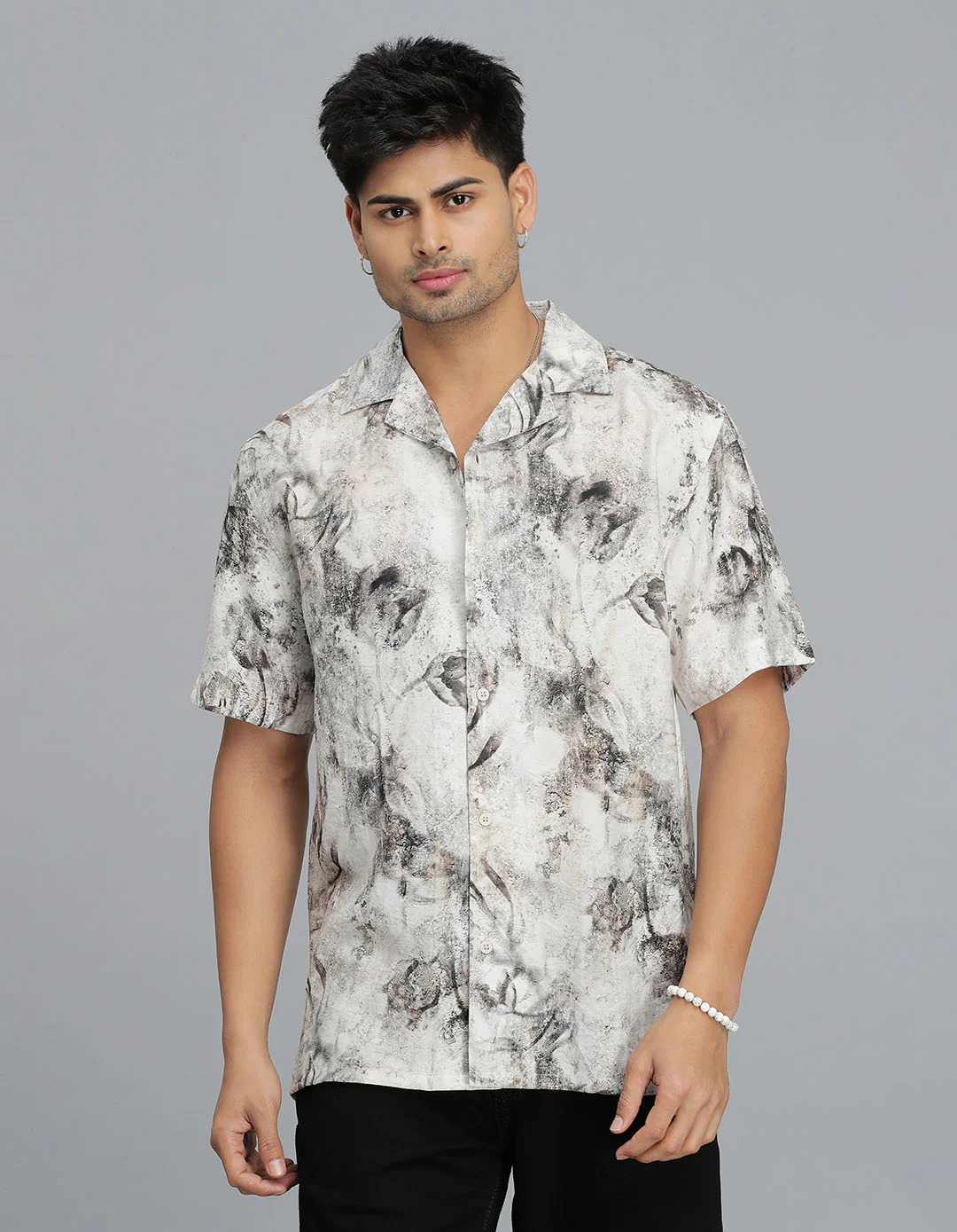 Multi Color Half Sleeves Printed Shirt