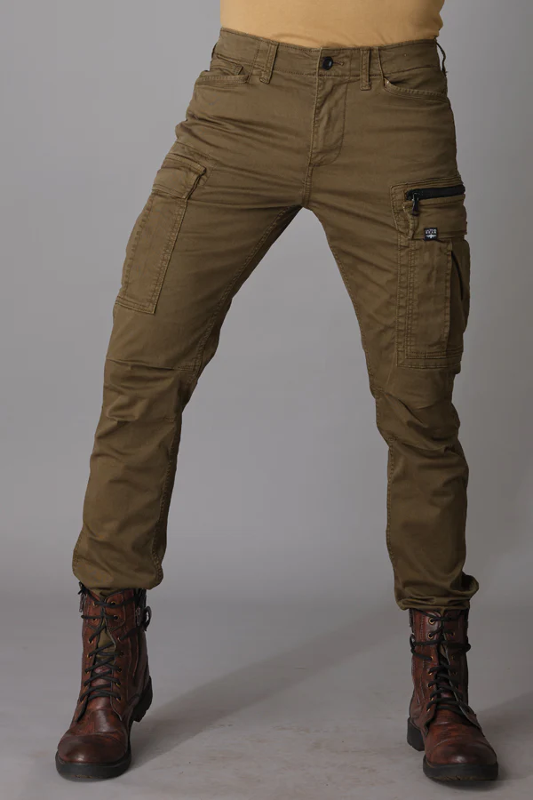 Olive Regular Fit Cargo Pant - Image 3